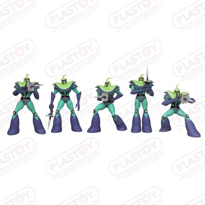 GRENDIZER VEGAN SOLDIERS FIGURES SET 5x PLASTOY