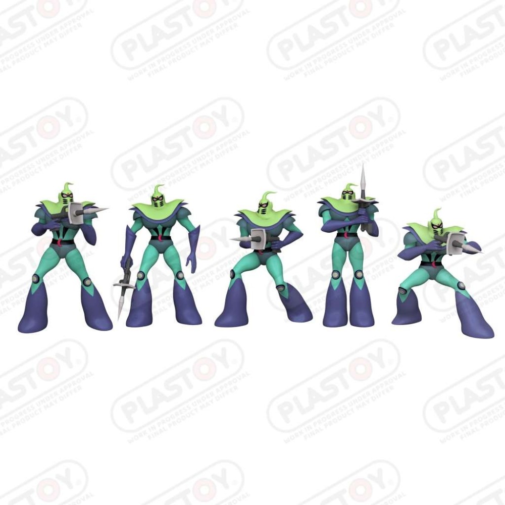 PLASTOY GRENDIZER VEGAN SOLDIERS FIGURES SET 5x