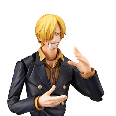 MEGAHOUSE ONE PIECE SANJI VARIABLE ACTION HERO RERUN PVC ACTION FIGURE