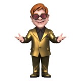 NOBLE COLLECTIONS ELTON JOHN MINIX COLLECTIBLE FIGURINE