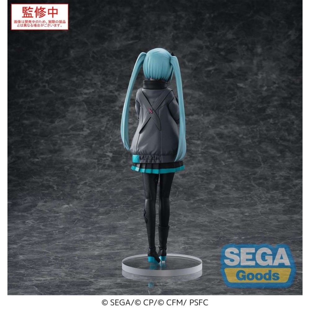SEGA GOODS HATSUNE MIKU SHUTTERED SEKAI LUMINASTA SERIES PVC FIGURE STATUE