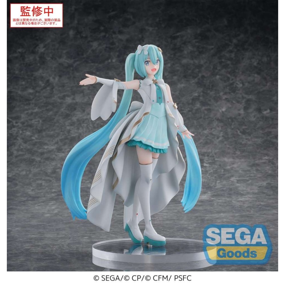 SEGA GOODS HATSUNE MIKU UNSHUTTERED SEKAI LUMINASTA SERIES PVC FIGURE STATUE