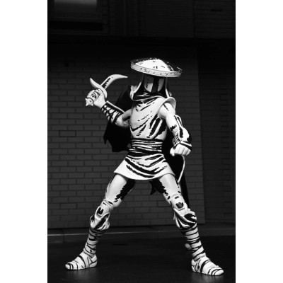TEENAGE MUTANT NINJA TURTLES MIRAGE COMICS ELITE GUARD FOOT NINJA B&W ACTION FIGURE NECA