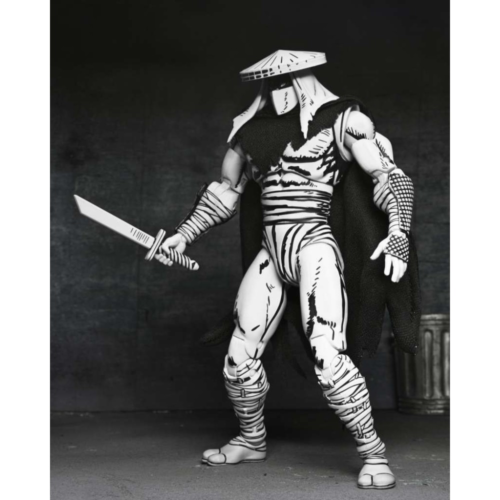 TEENAGE MUTANT NINJA TURTLES MIRAGE COMICS FOOT ASSASSIN B&W ACTION FIGURE NECA