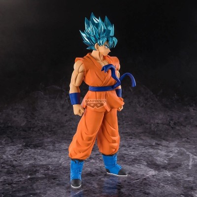 DRAGON BALL SUPER BLOOD OF SAIYANS SON GOKU GOD STATUA FIGURE BANPRESTO