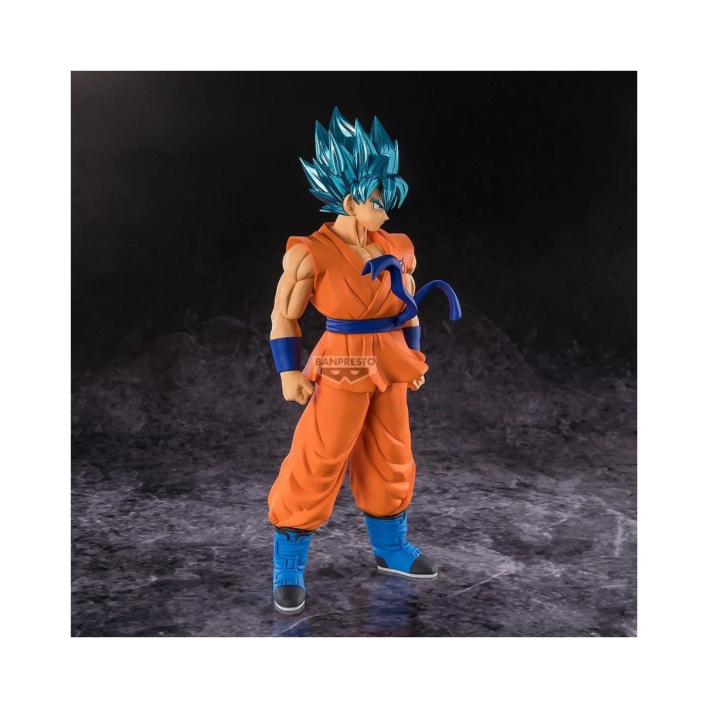 BANPRESTO DRAGON BALL SUPER BLOOD OF SAIYANS SON GOKU GOD STATUE FIGURE