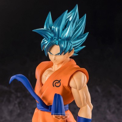 DRAGON BALL SUPER BLOOD OF SAIYANS SON GOKU GOD STATUA FIGURE BANPRESTO