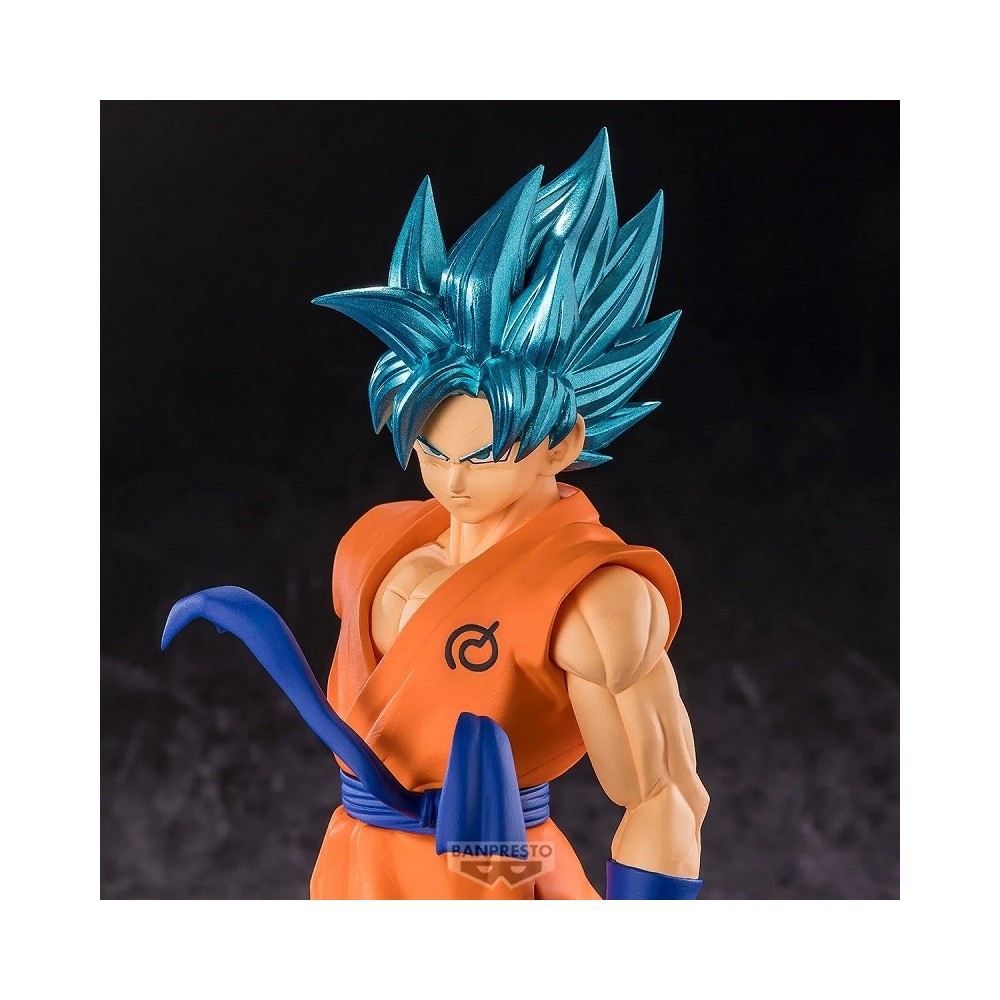 DRAGON BALL SUPER BLOOD OF SAIYANS SON GOKU GOD STATUA FIGURE BANPRESTO