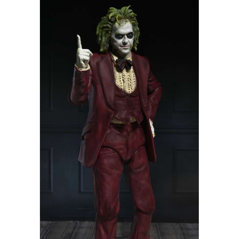 BEETLEJUICE BEETLEJUICE ULTIMATE RED TUXEDO BETTLEJUICE ACTION FIGURE NECA