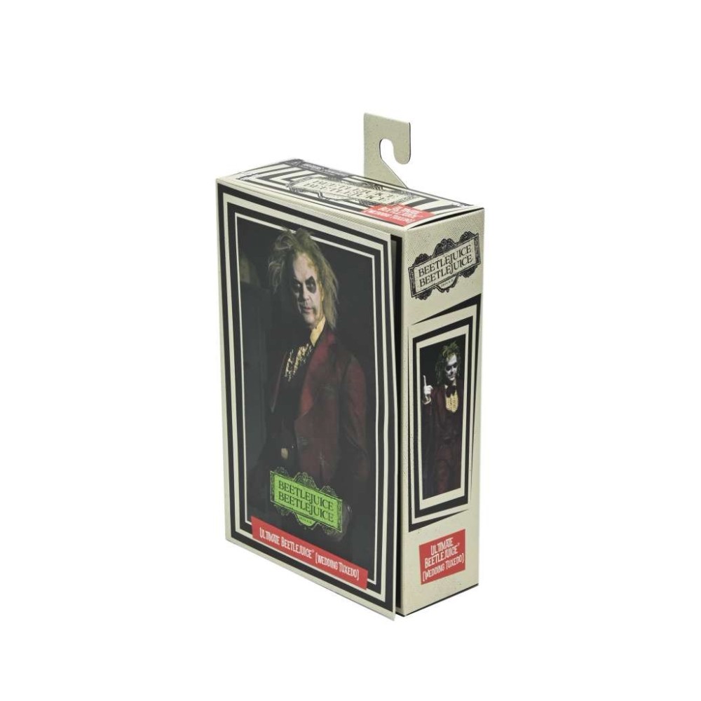 NECA BEETLEJUICE BEETLEJUICE ULTIMATE RED TUXEDO BETTLEJUICE PVC ACTION FIGURE