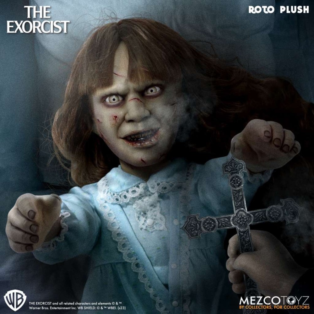 THE EXORCIST REGAN ROTO PLUSH 45 CM DOLL FIGURE MEZCO TOYS