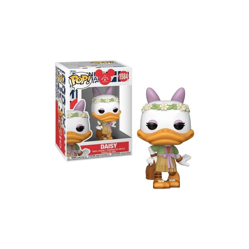 FUNKO FUNKO POP! DISNEY MICKEY AND FRIENDS DAISY DUCK (SPRING FEST) BOBBLE HEAD FIGURE