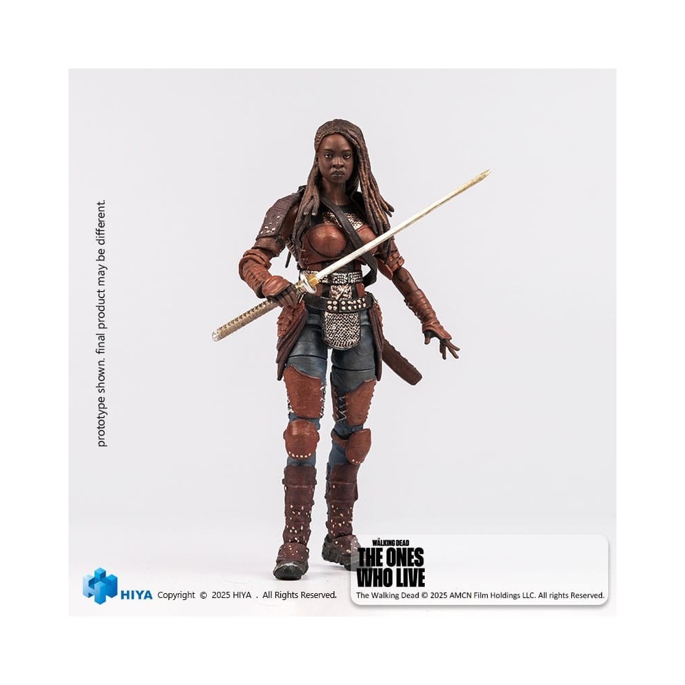 THE WALKING DEAD THE ONE WHO LIVE EXQUISITE MICHONNE ACTION FIGURE HIYA TOYS