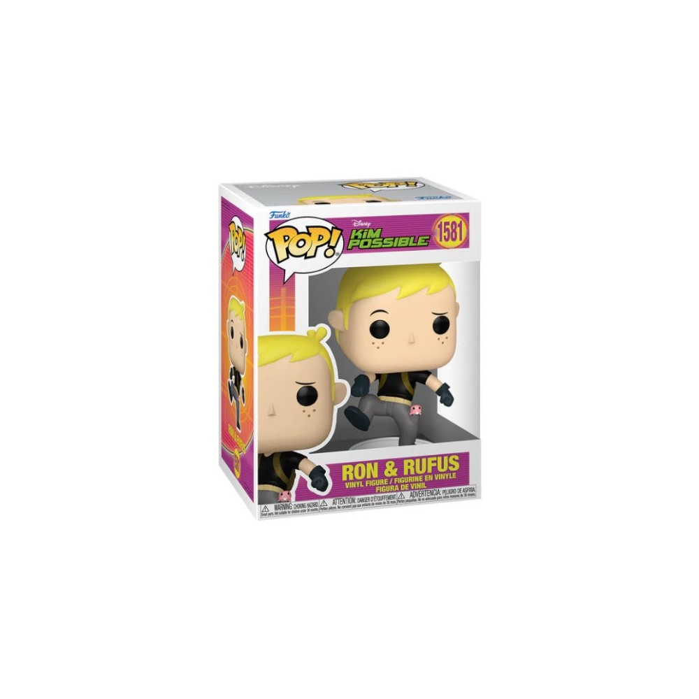 FUNKO FUNKO POP! DISNEY KIM POSSIBLE RON AND RUFUS BOBBLE HEAD KNOCKER FIGURE
