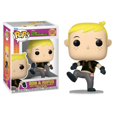 FUNKO POP! DISNEY KIM POSSIBLE RON E RUFUS BOBBLE HEAD KNOCKER FIGURE FUNKO