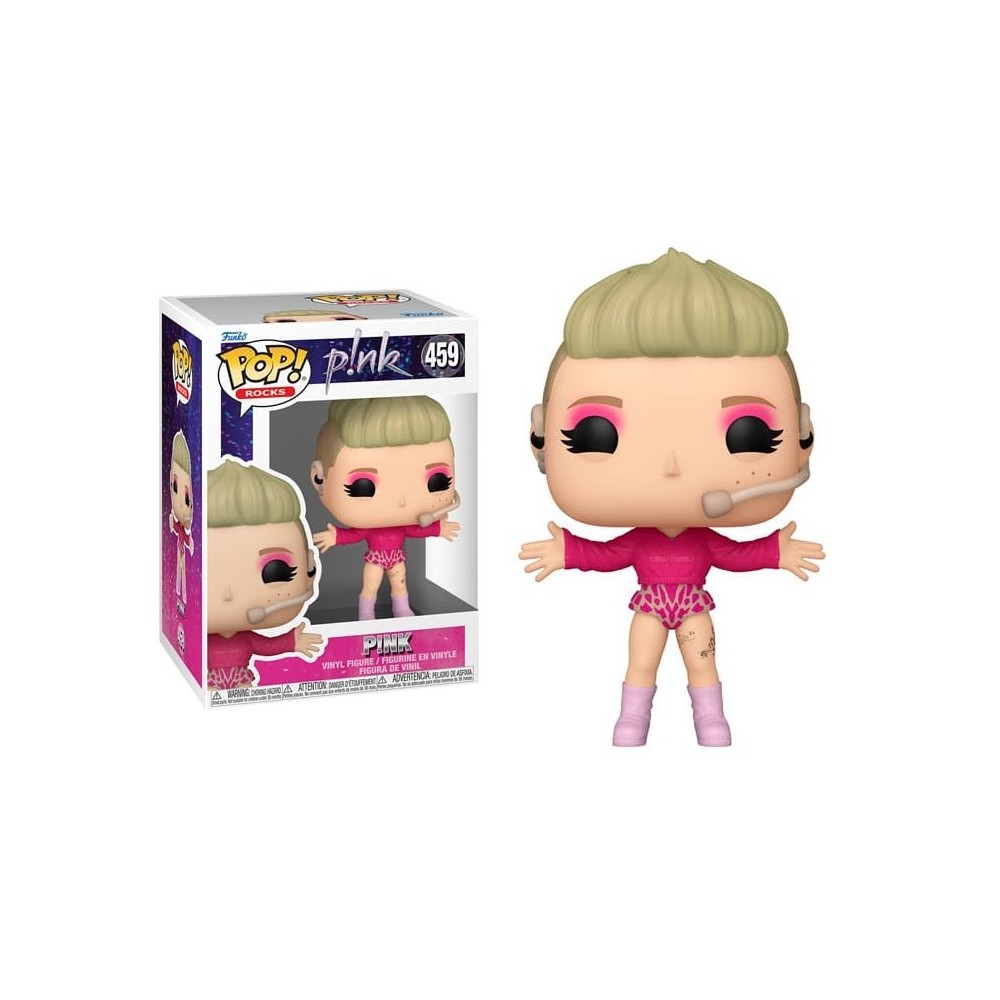 FUNKO POP! ROCKS PINK BOBBLE HEAD FIGURE FUNKO