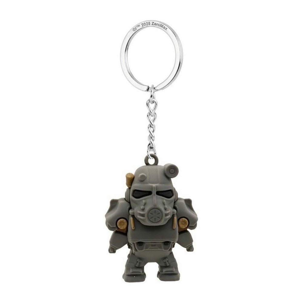 FALLOUT T-60 ARMOR VINYL FIGURE KEYCHAIN PORTACHIAVI GOOD LOOT