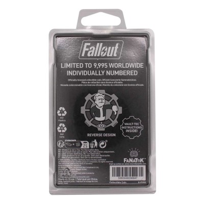 FANATTIK FALLOUT DECISION COIN BLACK AND WHITE LIMITED EDITION