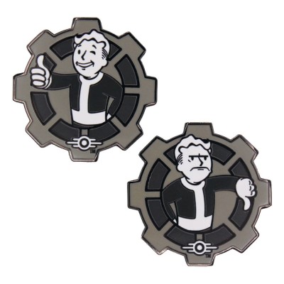 FANATTIK FALLOUT DECISION COIN BLACK AND WHITE LIMITED EDITION