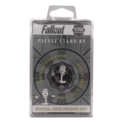 FANATTIK FALLOUT DECISION COIN BLACK AND WHITE LIMITED EDITION
