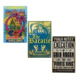 FANATTIK ONE PIECE NETFLIX SET 3X TIN SIGNS 18X28CM
