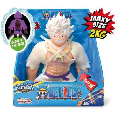 CICABOOM ONE PIECE LUFFY GEAR 5 ELASTIKORPS FIGHTER GLOW IN THE DARK FIGURE