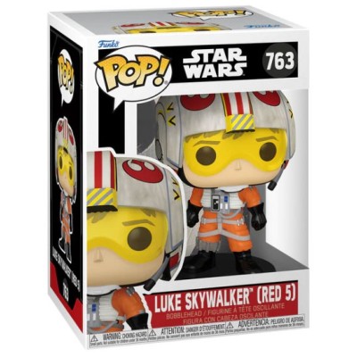 FUNKO FUNKO POP! STAR WARS LUKE SKYWALKER (RED 5) BOBBLE HEAD KNOCKER FIGURE