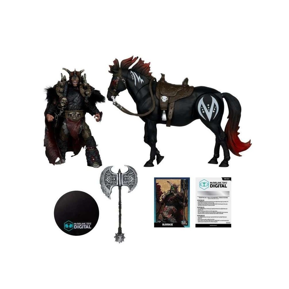 SPAWN THE BLOODAXE WITH HORSE 2-PACK ACTION FIGURE MC FARLANE