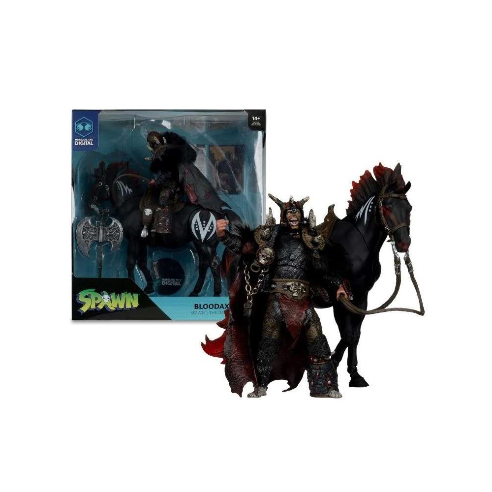 SPAWN THE BLOODAXE WITH HORSE 2-PACK ACTION FIGURE MC FARLANE
