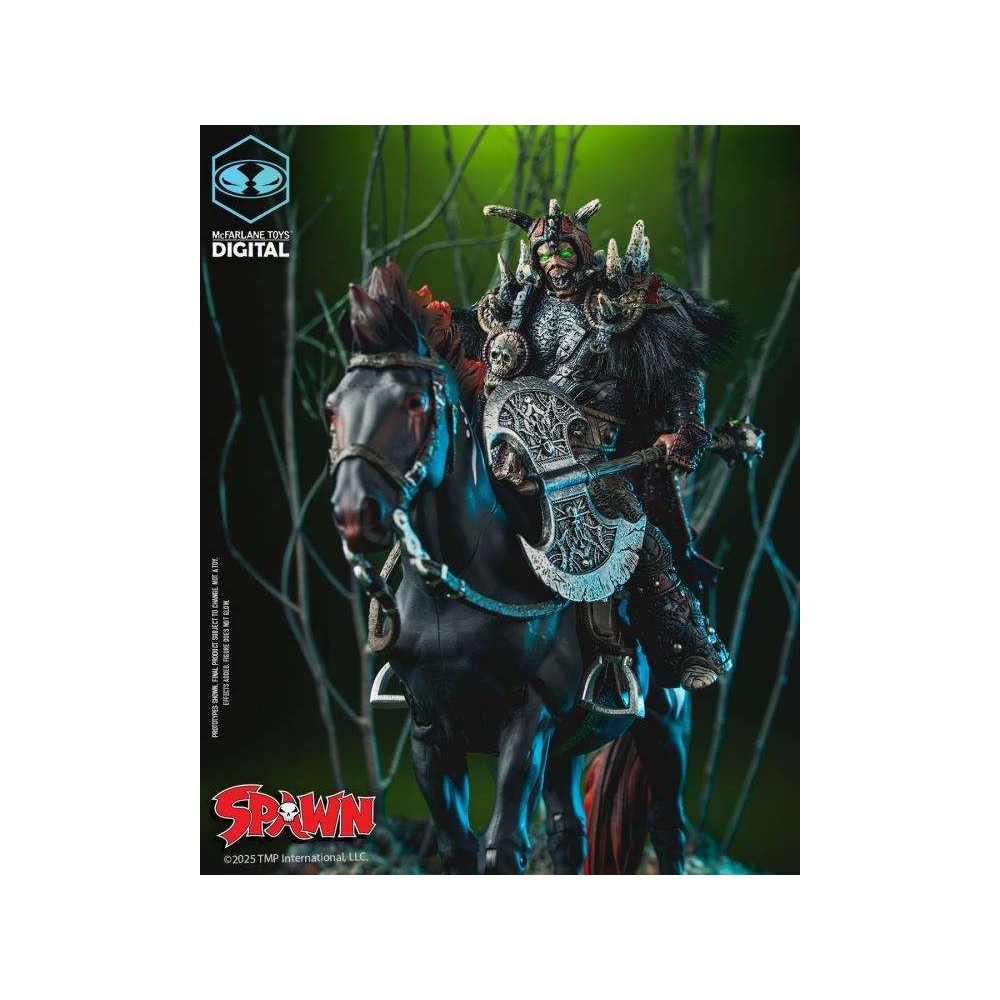 MC FARLANE SPAWN THE DARK AGES THE BLOODAXE WITH HORSE 2-PACK ACTION FIGURE