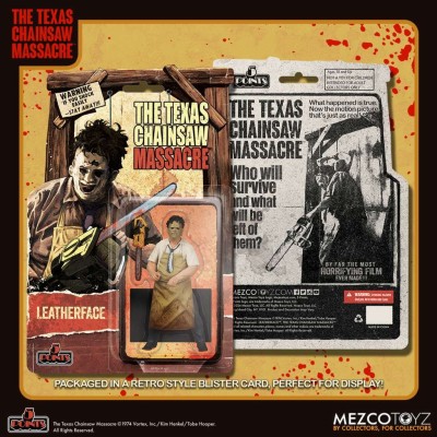 MEZCO TOYS THE TEXAS CHAINSAW MASSACRE 5 POINTS LEATHERFACE PVC ACTION FIGURE