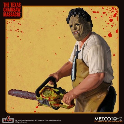 MEZCO TOYS THE TEXAS CHAINSAW MASSACRE 5 POINTS LEATHERFACE PVC ACTION FIGURE