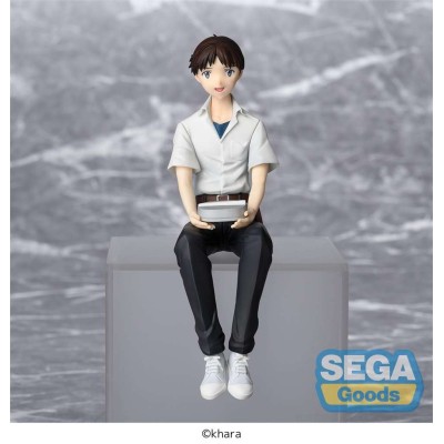 SEGA GOODS REBUILD OF EVANGELION SHINJI IKARI PM PERCHING STATUE PVC FIGURE