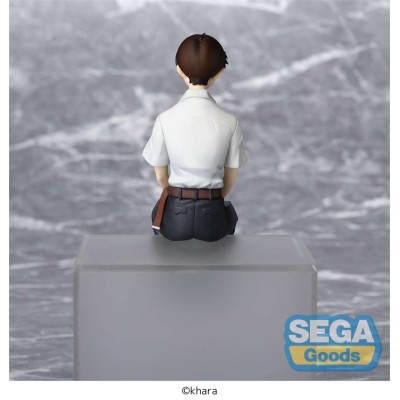 REBUILD OF EVANGELION SHINJI IKARI PM PERCHING STATUA FIGURE SEGA GOODS