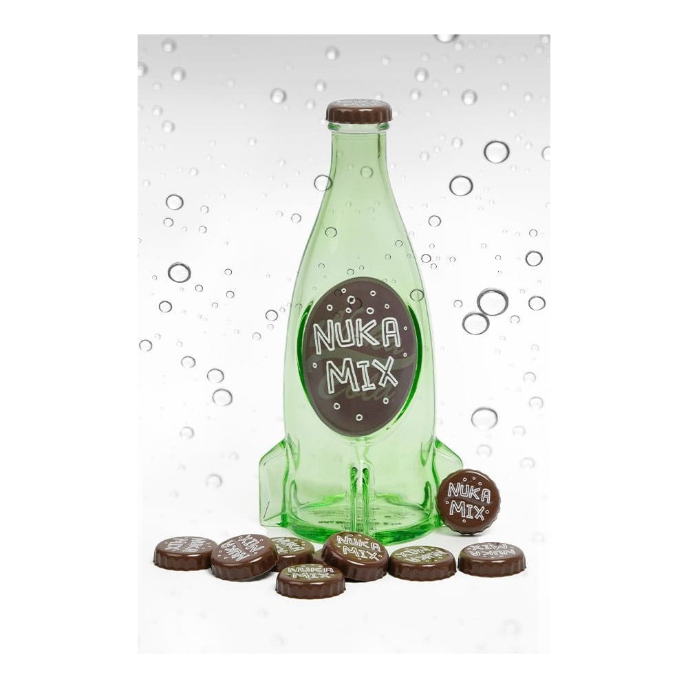 FALLOUT NUKA MIX BOTTLE AND CAPS REPLICA DEVPLUS