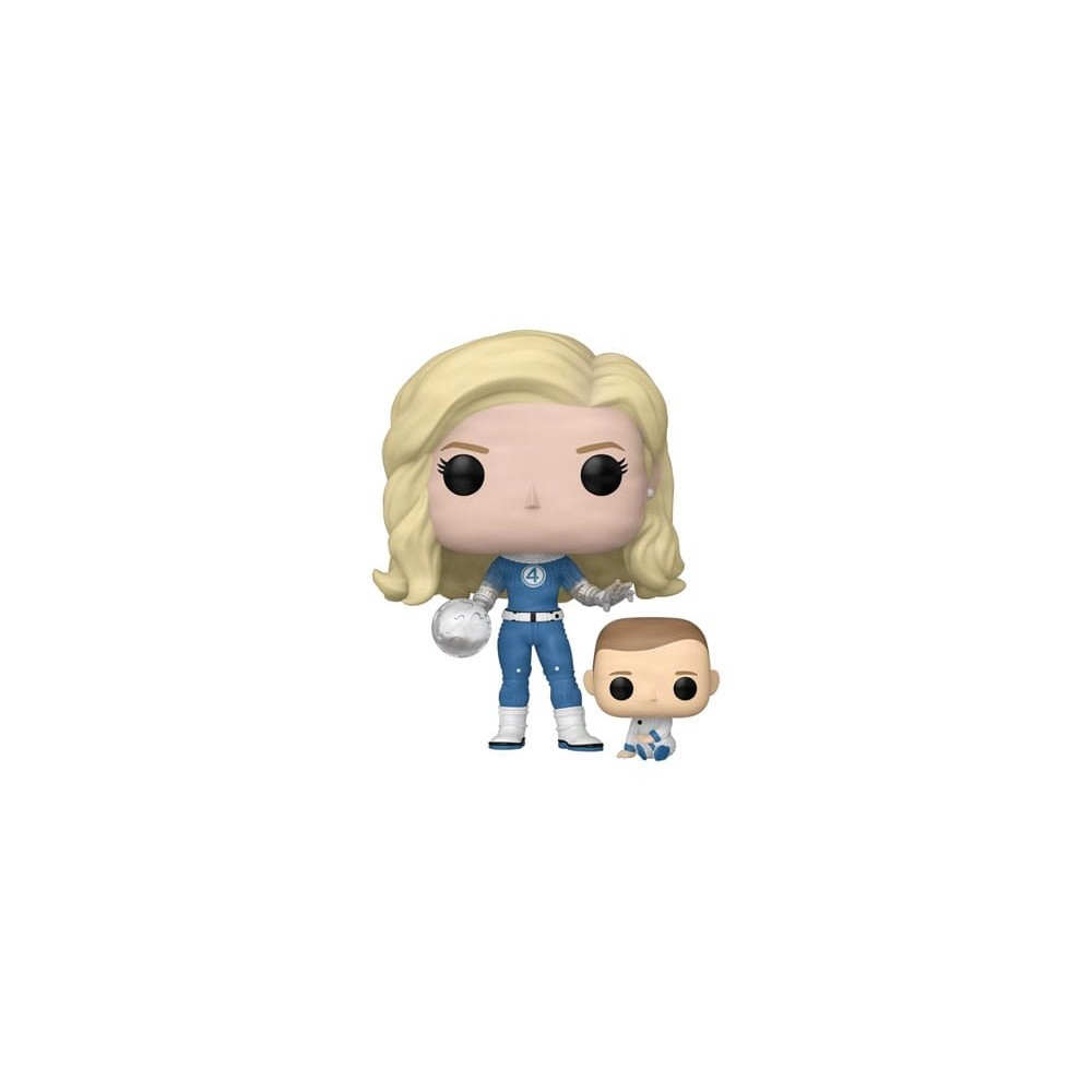 FUNKO FUNKO POP! MARVEL FANTASTIC FOUR INVISIBLE WOMAN & FRANKLIN BOBBLE HEAD FIGURE