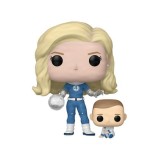 FUNKO POP! FANTASTICI QUATTRO INVISIBLE WOMAN & FRANKLIN BOBBLE HEAD FIGURE FUNKO
