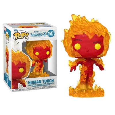 FUNKO FUNKO POP! MARVEL FANTASTIC FOUR HUMAN TORCH BOBBLE HEAD FIGURE