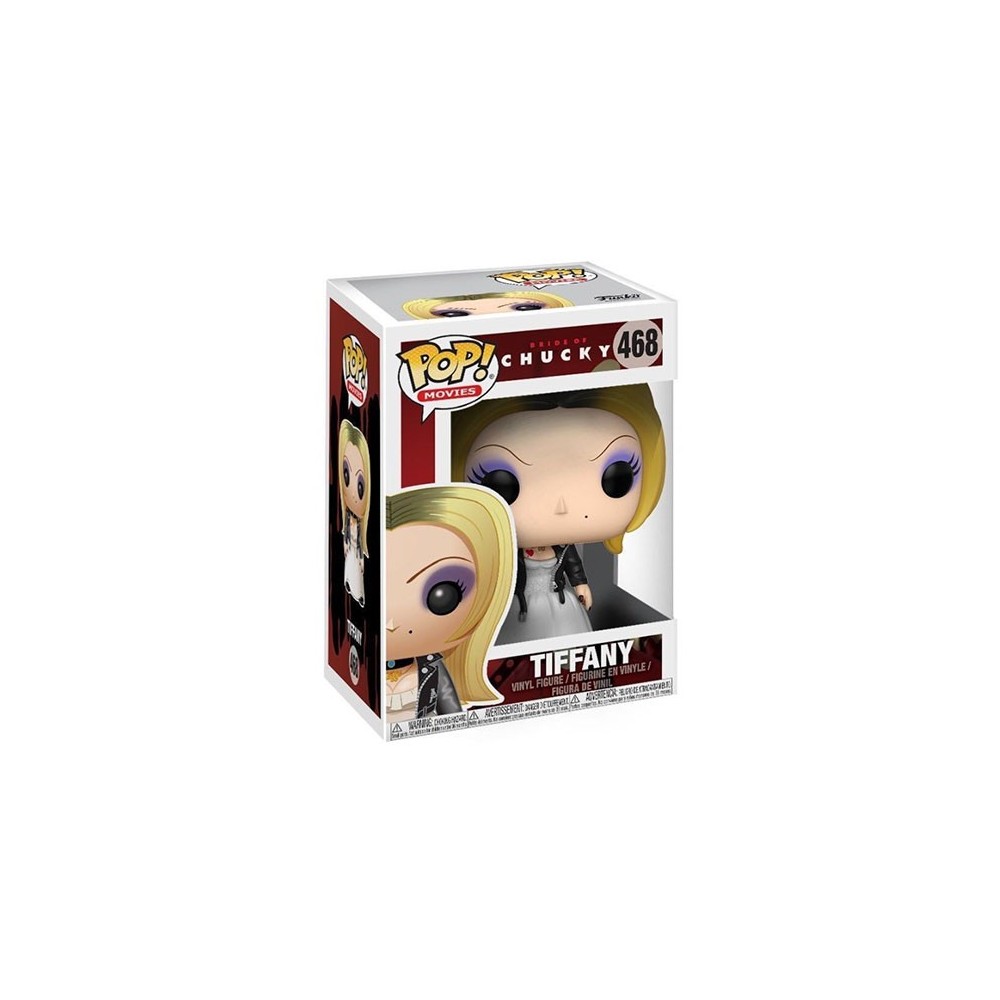 FUNKO POP! BRIDE OF CHUCKY TIFFANY 468 BOBBLE HEAD KNOCKER FIGURE FUNKO