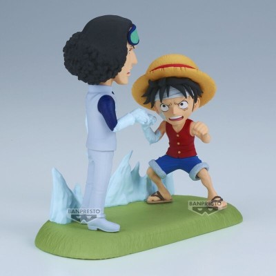 BANPRESTO ONE PIECE WCF LOG STORIES LUFFY VS KUZAN STATUE FIGURE