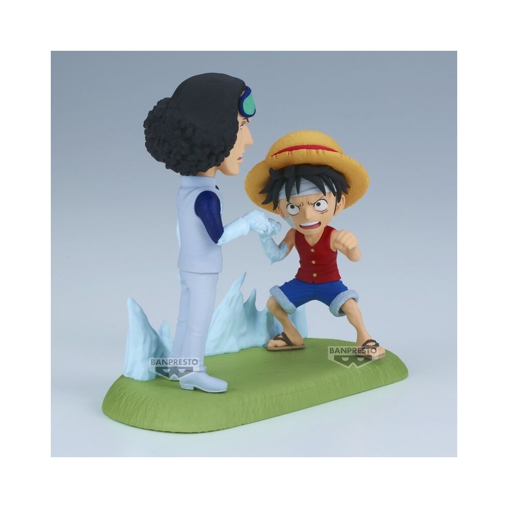 BANPRESTO ONE PIECE WCF LOG STORIES LUFFY VS KUZAN STATUE FIGURE