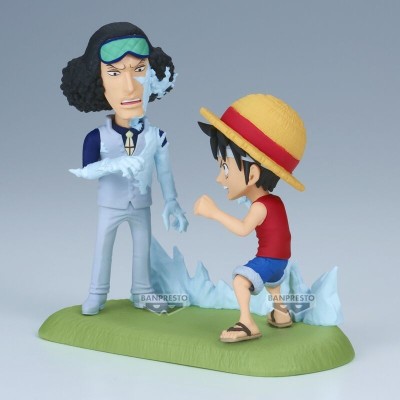 BANPRESTO ONE PIECE WCF LOG STORIES LUFFY VS KUZAN STATUE FIGURE