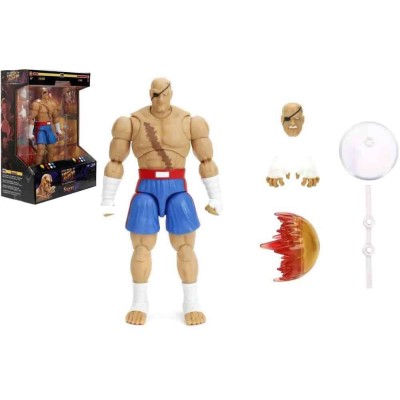 ULTRA STREET FIGHTER II SAGAT ACTION FIGURE JADA TOYS