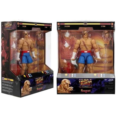 ULTRA STREET FIGHTER II SAGAT ACTION FIGURE JADA TOYS