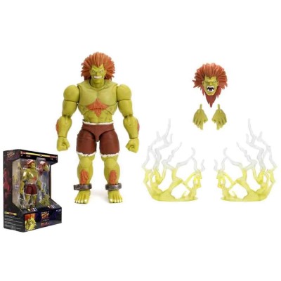 JADA TOYS ULTRA STREET FIGHTER II BLANKA PVC DELUXE ACTION FIGURE