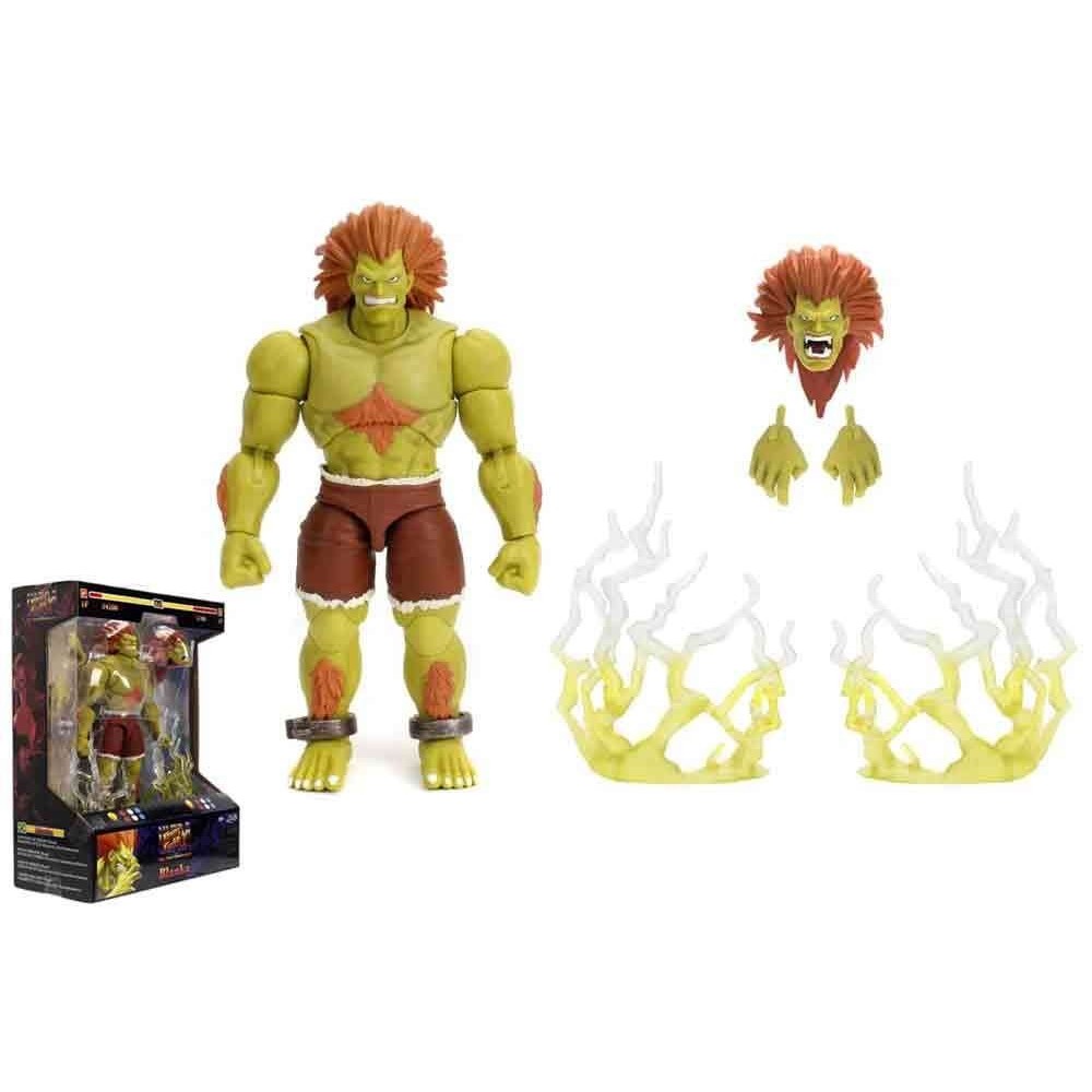 JADA TOYS ULTRA STREET FIGHTER II BLANKA PVC DELUXE ACTION FIGURE