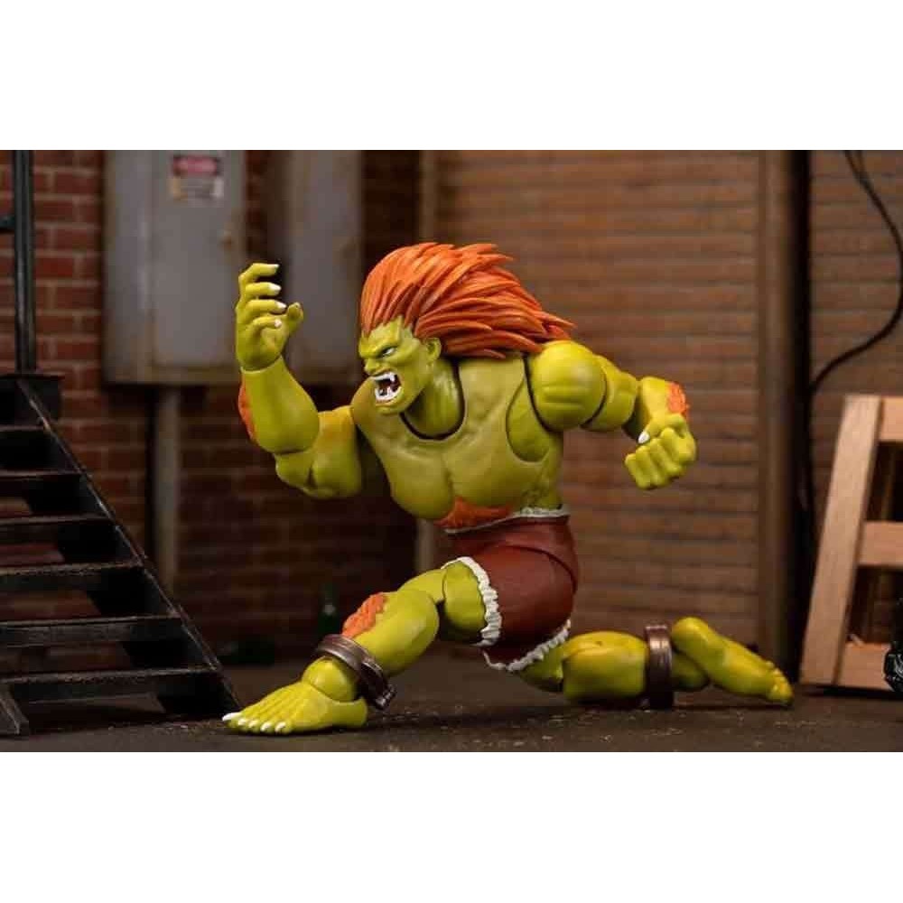 JADA TOYS ULTRA STREET FIGHTER II BLANKA PVC DELUXE ACTION FIGURE