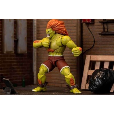 JADA TOYS ULTRA STREET FIGHTER II BLANKA PVC DELUXE ACTION FIGURE