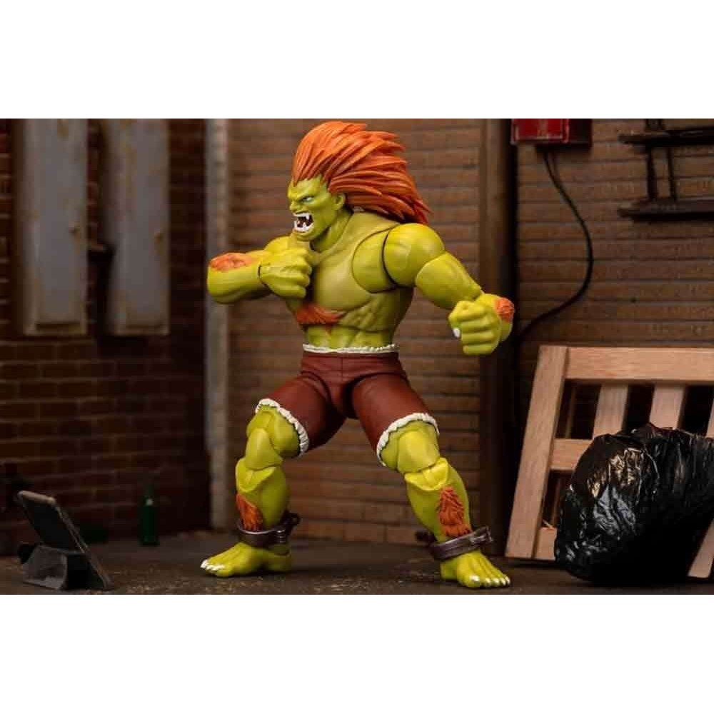 JADA TOYS ULTRA STREET FIGHTER II BLANKA PVC DELUXE ACTION FIGURE