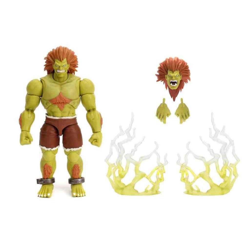 JADA TOYS ULTRA STREET FIGHTER II BLANKA PVC DELUXE ACTION FIGURE